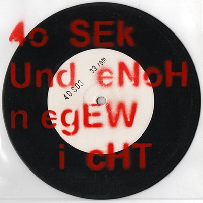 2 Tage Sauerstoff / 40 Sekunden ohne Gewicht - Split-Single - Cover Front & Back